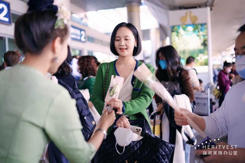 接機(jī)現(xiàn)場